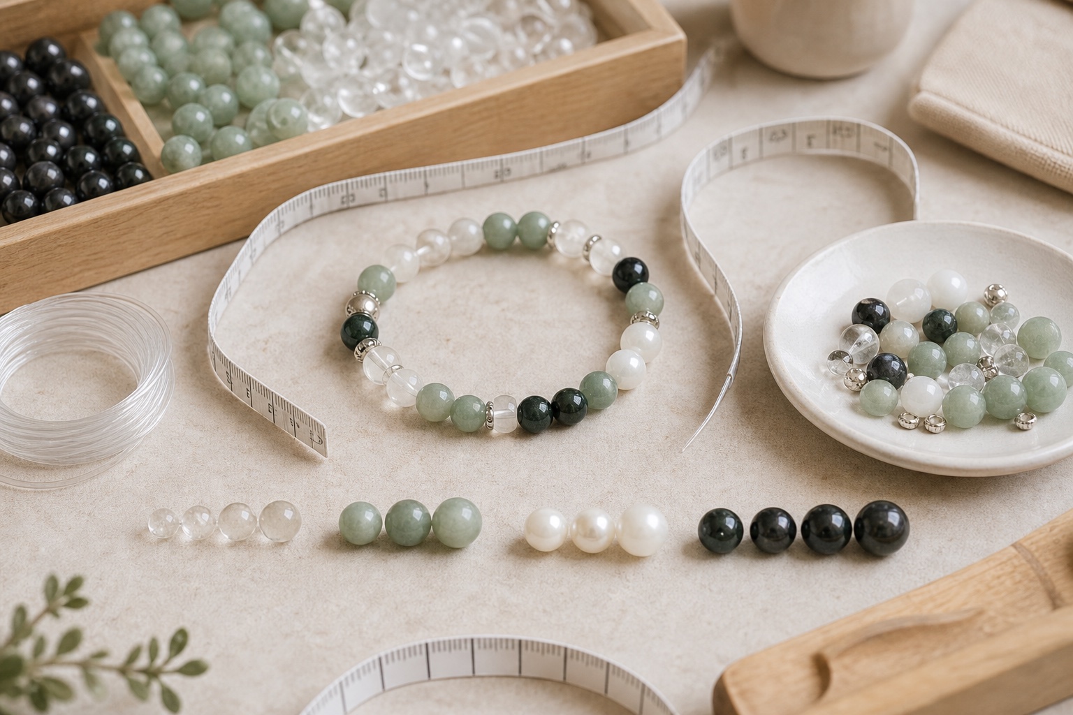 Bracelet bead count and sizing guide